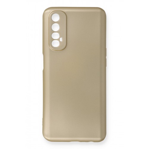 Newface Realme 7 Kılıf Premium Rubber Silikon - Gold Newface Realme 7 Kılıf Premium Rubber Silikon - Gold