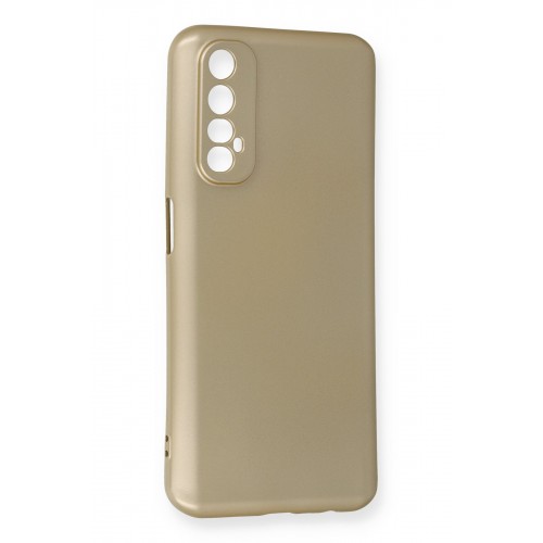 Newface Realme 7 Kılıf Premium Rubber Silikon - Gold Newface Realme 7 Kılıf Premium Rubber Silikon - Gold