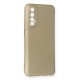 Newface Realme 7 Kılıf Premium Rubber Silikon - Gold Newface Realme 7 Kılıf Premium Rubber Silikon - Gold