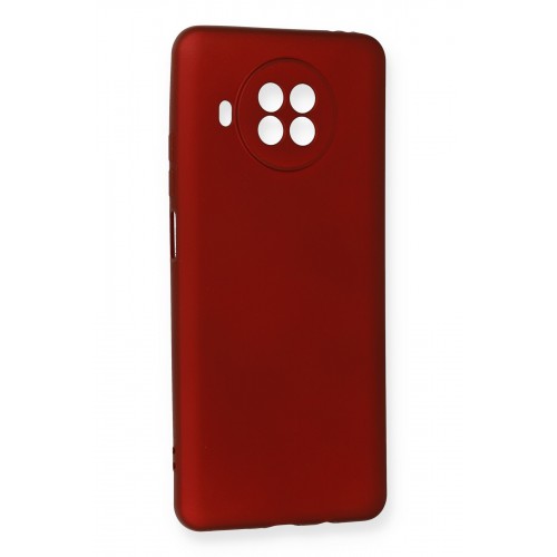 Newface Xiaomi Mi 10T Lite Kılıf Premium Rubber Silikon - Bordo Newface Xiaomi Mi 10T Lite Kılıf Premium Rubber Silikon - Bordo
