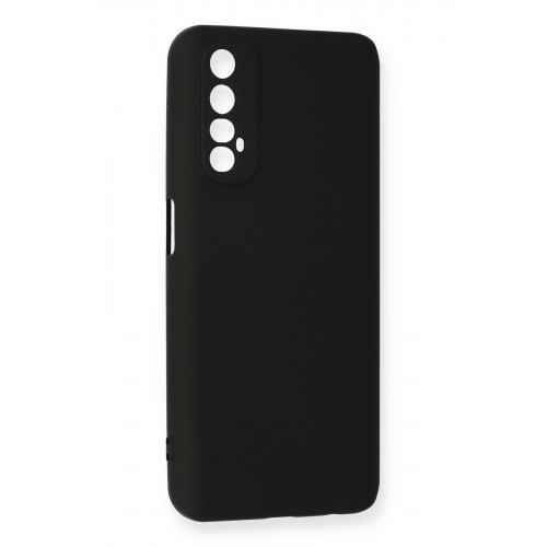Newface Realme 7 Kılıf Nano içi Kadife Silikon - Siyah Newface Realme 7 Kılıf Nano içi Kadife Silikon - Siyah