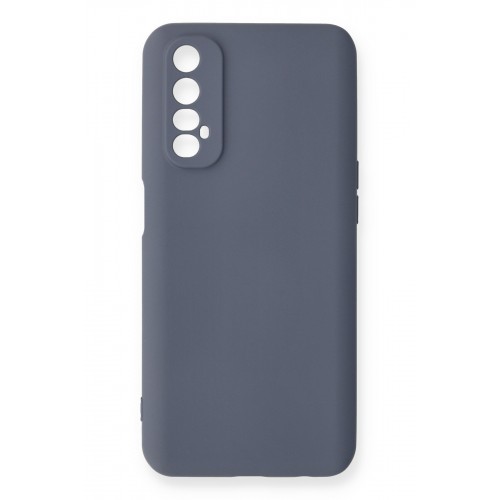 Newface Realme 7 Kılıf Nano içi Kadife Silikon - Gri Newface Realme 7 Kılıf Nano içi Kadife Silikon - Gri