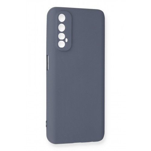 Newface Realme 7 Kılıf Nano içi Kadife Silikon - Gri Newface Realme 7 Kılıf Nano içi Kadife Silikon - Gri