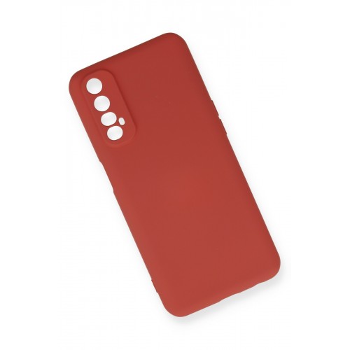 Newface Realme 7 Kılıf Nano içi Kadife Silikon - Kiremit Newface Realme 7 Kılıf Nano içi Kadife Silikon - Kiremit