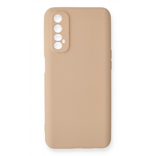 Newface Realme 7 Kılıf Nano içi Kadife Silikon - Pudra Newface Realme 7 Kılıf Nano içi Kadife Silikon - Pudra