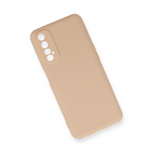 Newface Realme 7 Kılıf Nano içi Kadife Silikon - Pudra Newface Realme 7 Kılıf Nano içi Kadife Silikon - Pudra