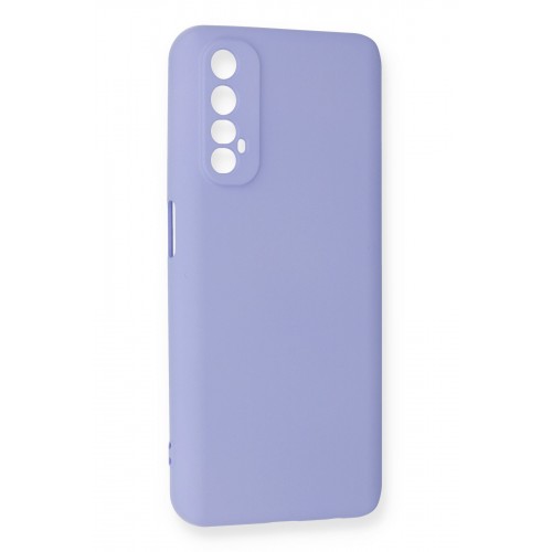 Newface Realme 7 Kılıf Nano içi Kadife Silikon - Lila Newface Realme 7 Kılıf Nano içi Kadife Silikon - Lila