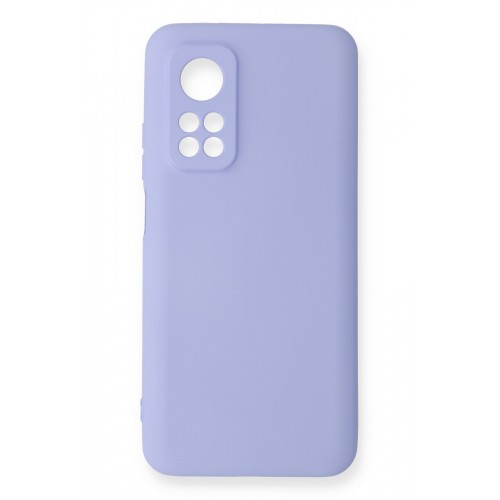 Newface Xiaomi Mi 10T Pro Kılıf Nano içi Kadife Silikon - Lila Newface Xiaomi Mi 10T Pro Kılıf Nano içi Kadife Silikon - Lila