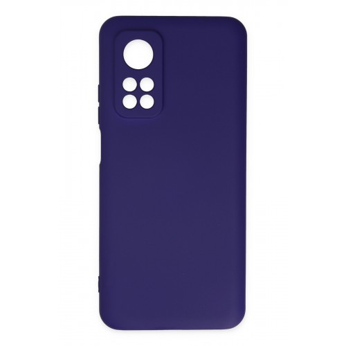 Newface Xiaomi Mi 10T Pro Kılıf Nano içi Kadife Silikon - Mor Newface Xiaomi Mi 10T Pro Kılıf Nano içi Kadife Silikon - Mor