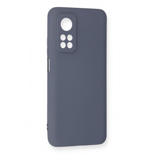 Newface Xiaomi Mi 10T Pro Kılıf Nano içi Kadife Silikon - Gri Newface Xiaomi Mi 10T Pro Kılıf Nano içi Kadife Silikon - Gri