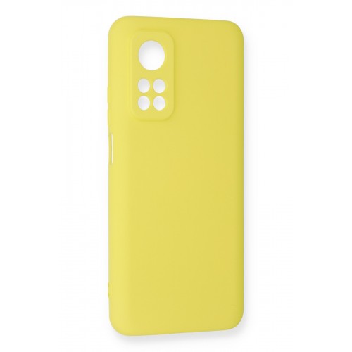 Newface Xiaomi Mi 10T Pro Kılıf Nano içi Kadife Silikon - Sarı Newface Xiaomi Mi 10T Pro Kılıf Nano içi Kadife Silikon - Sarı