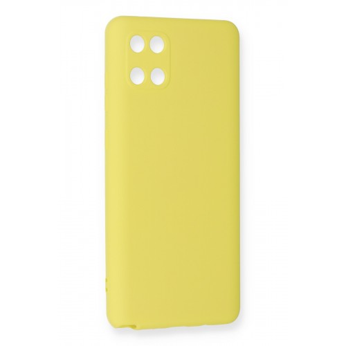 Newface Samsung Galaxy A81 / Note 10 Lite Kılıf Nano içi Kadife Silikon - Sarı Newface Samsung Galaxy A81 / Note 10 Lite Kılıf Nano içi Kadife Silikon - Sarı