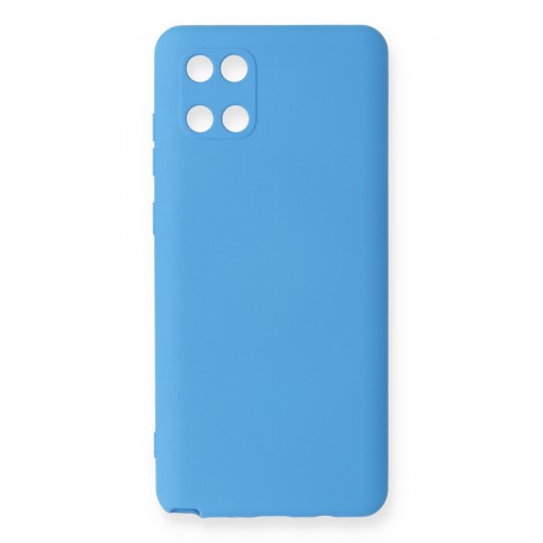 Newface Samsung Galaxy A81 / Note 10 Lite Kılıf Nano içi Kadife Silikon - Mavi Newface Samsung Galaxy A81 / Note 10 Lite Kılıf Nano içi Kadife Silikon - Mavi
