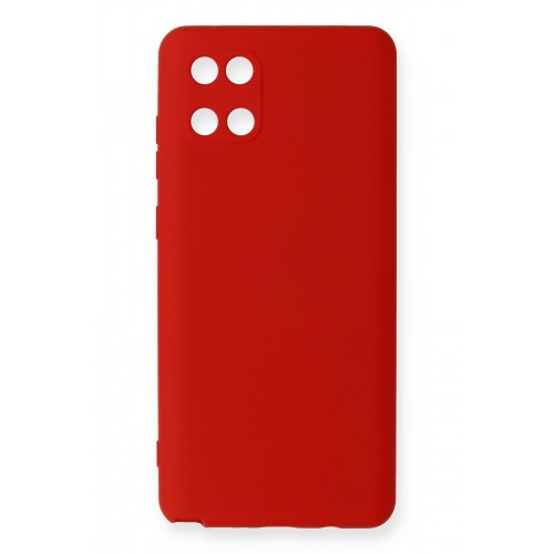 Newface Samsung Galaxy A81 / Note 10 Lite Kılıf Nano içi Kadife Silikon - Kırmızı Newface Samsung Galaxy A81 / Note 10 Lite Kılıf Nano içi Kadife Silikon - Kırmızı