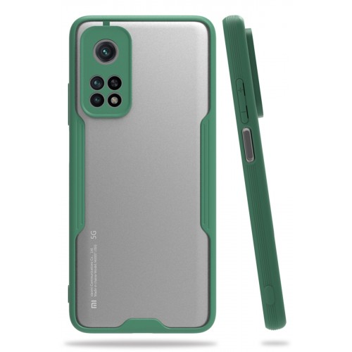 Newface Xiaomi Mi 10T Kılıf Platin Silikon - Yeşil Newface Xiaomi Mi 10T Kılıf Platin Silikon - Yeşil
