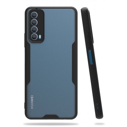 Newface Huawei P Smart 2021 Kılıf Platin Silikon - Siyah Newface Huawei P Smart 2021 Kılıf Platin Silikon - Siyah