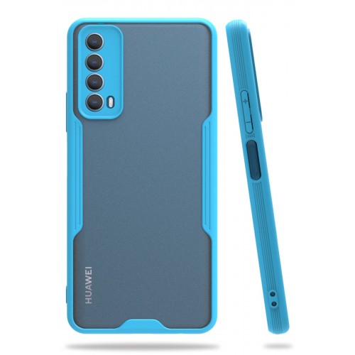 Newface Huawei P Smart 2021 Kılıf Platin Silikon - Mavi Newface Huawei P Smart 2021 Kılıf Platin Silikon - Mavi