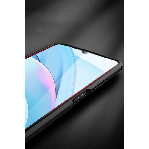 Newface Xiaomi Redmi Note 9 4G Kılıf Focus Derili Silikon - Siyah Newface Xiaomi Redmi Note 9 4G Kılıf Focus Derili Silikon - Siyah