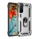 Newface Samsung Galaxy S21 Plus Kılıf Sofya Yüzüklü Silikon Kapak - Gümüş Newface Samsung Galaxy S21 Plus Kılıf Sofya Yüzüklü Silikon Kapak - Gümüş