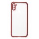 Newface Samsung Galaxy M11 Kılıf Miami Şeffaf Silikon - Fuşya Newface Samsung Galaxy M11 Kılıf Miami Şeffaf Silikon - Fuşya