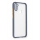 Newface Samsung Galaxy M11 Kılıf Miami Şeffaf Silikon - Gri Newface Samsung Galaxy M11 Kılıf Miami Şeffaf Silikon - Gri