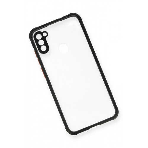 Newface Samsung Galaxy M11 Kılıf Miami Şeffaf Silikon - Siyah Newface Samsung Galaxy M11 Kılıf Miami Şeffaf Silikon - Siyah