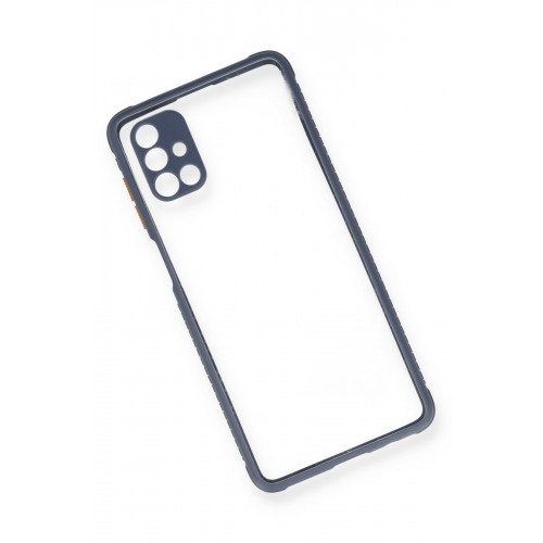 Newface Samsung Galaxy M51 Kılıf Miami Şeffaf Silikon - Gri Newface Samsung Galaxy M51 Kılıf Miami Şeffaf Silikon - Gri