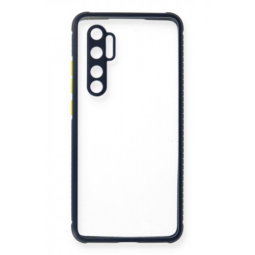 Newface Xiaomi Mi Note 10 Lite Kılıf Miami Şeffaf Silikon - Lacivert Newface Xiaomi Mi Note 10 Lite Kılıf Miami Şeffaf Silikon - Lacivert