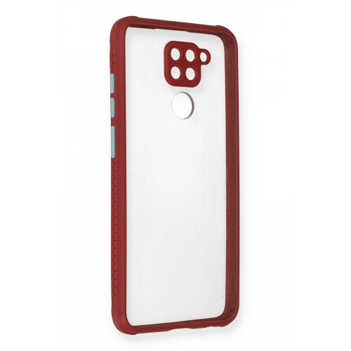 Newface Xiaomi Redmi Note 9 Kılıf Miami Şeffaf Silikon - Fuşya Newface Xiaomi Redmi Note 9 Kılıf Miami Şeffaf Silikon - Fuşya