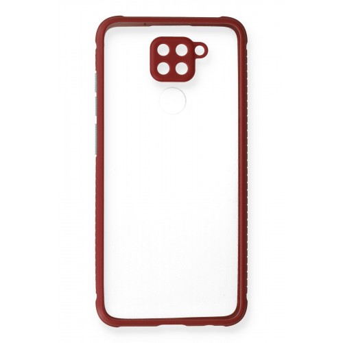 Newface Xiaomi Redmi Note 9 Kılıf Miami Şeffaf Silikon - Fuşya Newface Xiaomi Redmi Note 9 Kılıf Miami Şeffaf Silikon - Fuşya