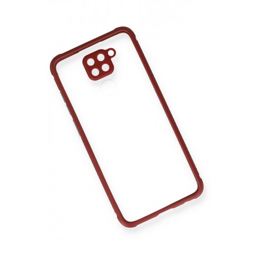 Newface Xiaomi Redmi Note 9 Kılıf Miami Şeffaf Silikon - Fuşya Newface Xiaomi Redmi Note 9 Kılıf Miami Şeffaf Silikon - Fuşya
