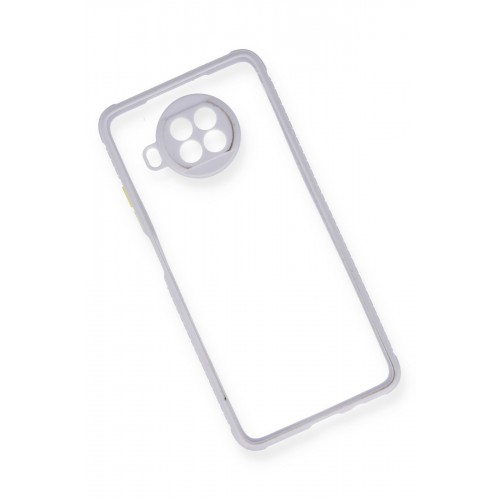 Newface Xiaomi Mi 10T Lite Kılıf Miami Şeffaf Silikon - Lila Newface Xiaomi Mi 10T Lite Kılıf Miami Şeffaf Silikon - Lila