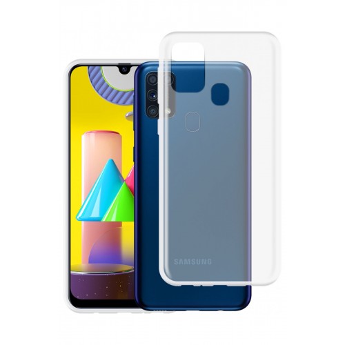 Newface Samsung Galaxy M31 Kılıf Lüx Şeffaf Silikon Newface Samsung Galaxy M31 Kılıf Lüx Şeffaf Silikon