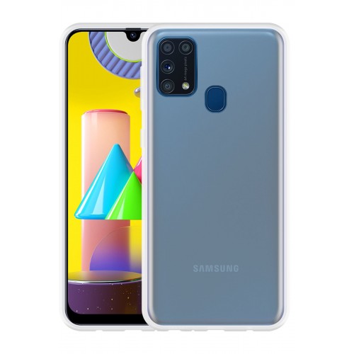 Newface Samsung Galaxy M31 Kılıf Lüx Şeffaf Silikon Newface Samsung Galaxy M31 Kılıf Lüx Şeffaf Silikon