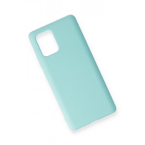 Newface Samsung Galaxy A91 / S10 Lite Kılıf Nano içi Kadife Silikon - Turkuaz Newface Samsung Galaxy A91 / S10 Lite Kılıf Nano içi Kadife Silikon - Turkuaz