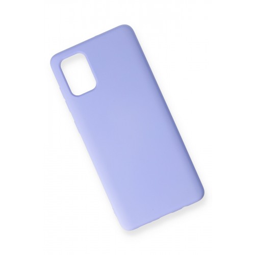 Newface Samsung Galaxy A71 Kılıf Nano içi Kadife Silikon - Lila Newface Samsung Galaxy A71 Kılıf Nano içi Kadife Silikon - Lila