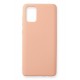 Newface Samsung Galaxy A71 Kılıf Nano içi Kadife Silikon - Pudra Newface Samsung Galaxy A71 Kılıf Nano içi Kadife Silikon - Pudra