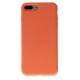 Newface iPhone 7 Plus Kılıf Nano içi Kadife Silikon - Turuncu Newface iPhone 7 Plus Kılıf Nano içi Kadife Silikon - Turuncu