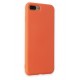 Newface iPhone 7 Plus Kılıf Nano içi Kadife Silikon - Turuncu Newface iPhone 7 Plus Kılıf Nano içi Kadife Silikon - Turuncu