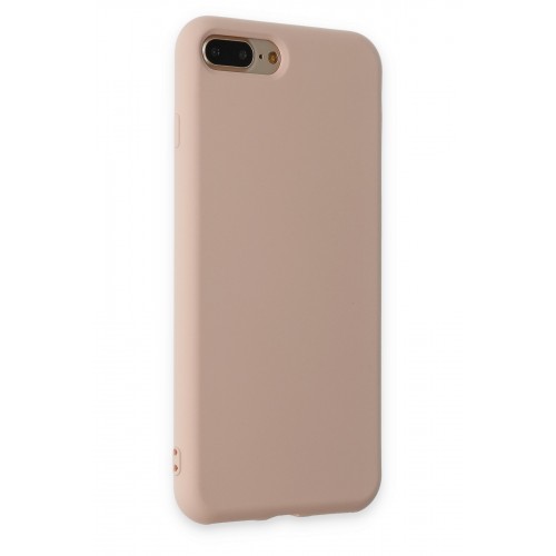 Newface iPhone 7 Plus Kılıf Nano içi Kadife Silikon - Pudra Newface iPhone 7 Plus Kılıf Nano içi Kadife Silikon - Pudra