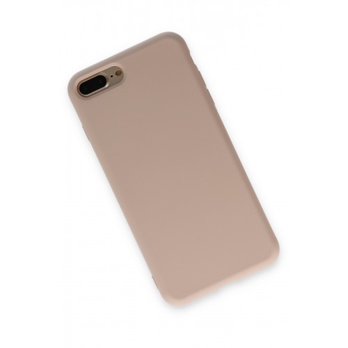 Newface iPhone 7 Plus Kılıf Nano içi Kadife Silikon - Pudra Newface iPhone 7 Plus Kılıf Nano içi Kadife Silikon - Pudra