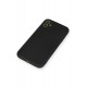 Newface iPhone 11 Kılıf Nano içi Kadife Silikon - Siyah Newface iPhone 11 Kılıf Nano içi Kadife Silikon - Siyah