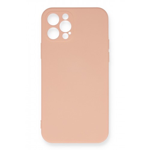 Newface iPhone 12 Pro Max Kılıf Nano içi Kadife Silikon - Pudra Newface iPhone 12 Pro Max Kılıf Nano içi Kadife Silikon - Pudra