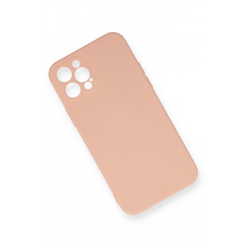 Newface iPhone 12 Pro Max Kılıf Nano içi Kadife Silikon - Pudra Newface iPhone 12 Pro Max Kılıf Nano içi Kadife Silikon - Pudra