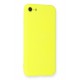 Newface iPhone 8 Kılıf Nano içi Kadife Silikon - Sarı Newface iPhone 8 Kılıf Nano içi Kadife Silikon - Sarı