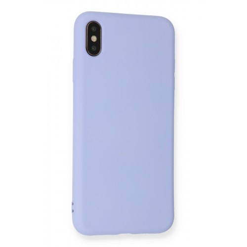 Newface iPhone X Kılıf Nano içi Kadife Silikon - Lila Newface iPhone X Kılıf Nano içi Kadife Silikon - Lila