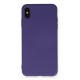 Newface iPhone X Kılıf Nano içi Kadife Silikon - Mor Newface iPhone X Kılıf Nano içi Kadife Silikon - Mor