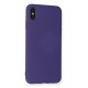 Newface iPhone X Kılıf Nano içi Kadife Silikon - Mor Newface iPhone X Kılıf Nano içi Kadife Silikon - Mor