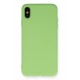 Newface iPhone XS Max Kılıf Nano içi Kadife Silikon - Açık Yeşil Newface iPhone XS Max Kılıf Nano içi Kadife Silikon - Açık Yeşil