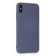 Newface iPhone XS Max Kılıf Nano içi Kadife Silikon - Gri Newface iPhone XS Max Kılıf Nano içi Kadife Silikon - Gri